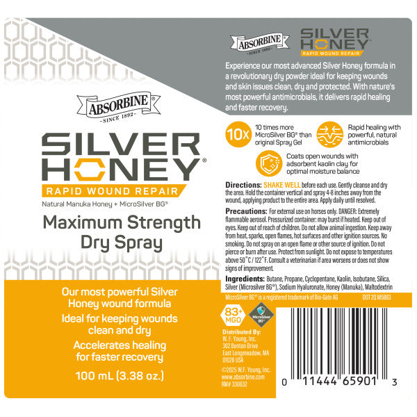 Silver Honey Rapid Skin Relief Spray