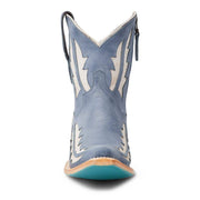 Lane Boots Women`s Walk The Line Washed Denim Bootie