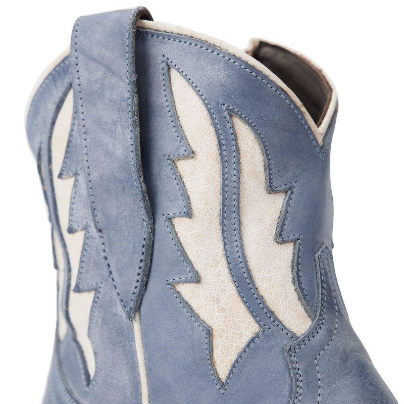 Lane Boots Women`s Walk The Line Washed Denim Bootie