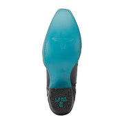 Lane Boots Women`s Walk The Line Jet Black and Burnt Caramel Bootie