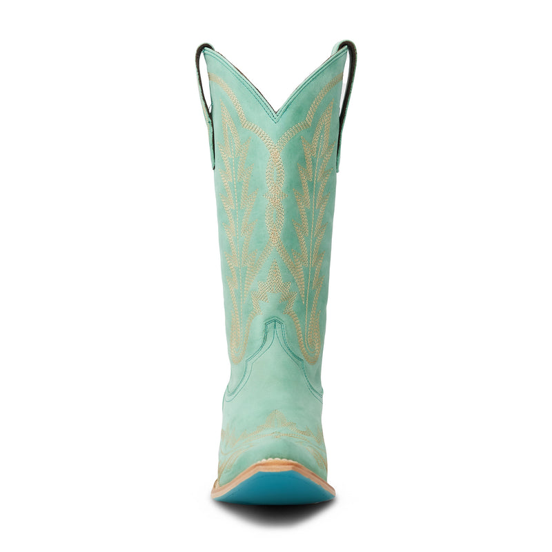 Lane Women`s Lexington Taos Turquoise Vamp 13In Top Boot