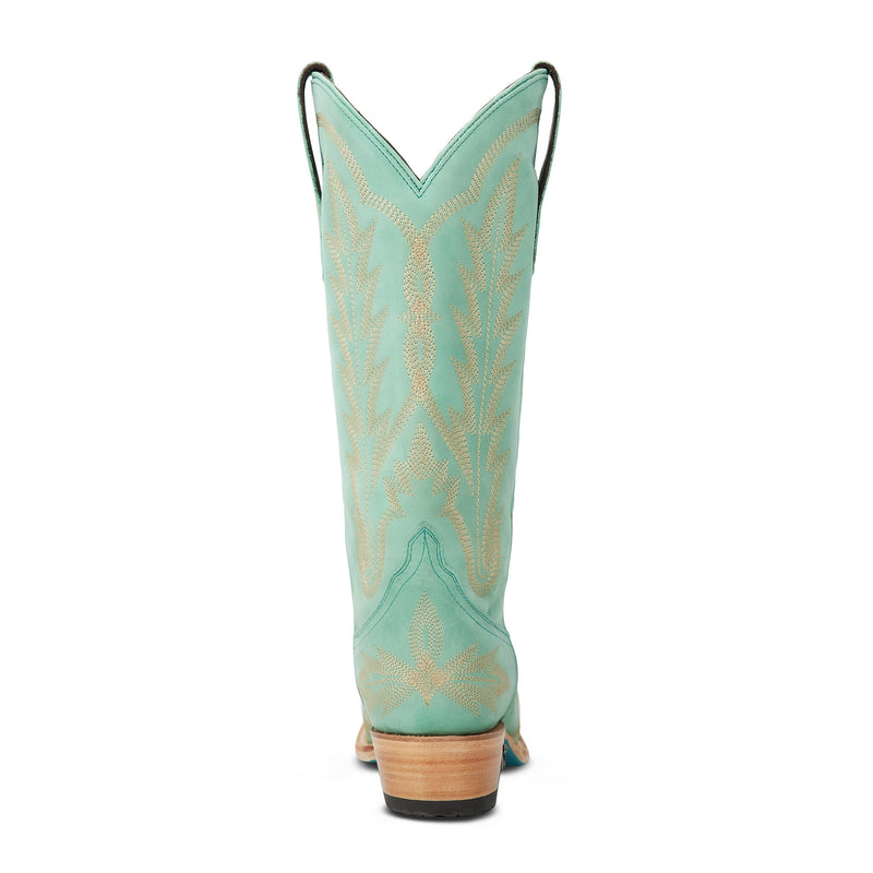 Lane Women`s Lexington Taos Turquoise Vamp 13In Top Boot