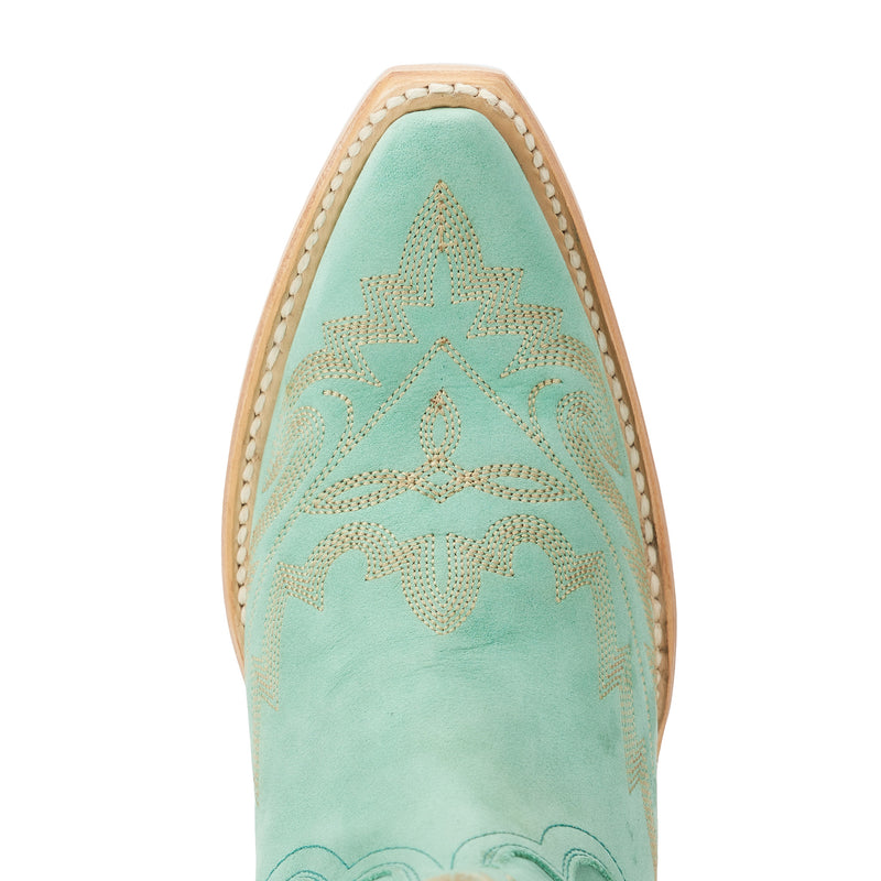 Lane Women`s Lexington Taos Turquoise Vamp 13In Top Boot