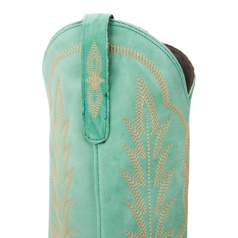 Lane Women`s Lexington Taos Turquoise Vamp 13In Top Boot