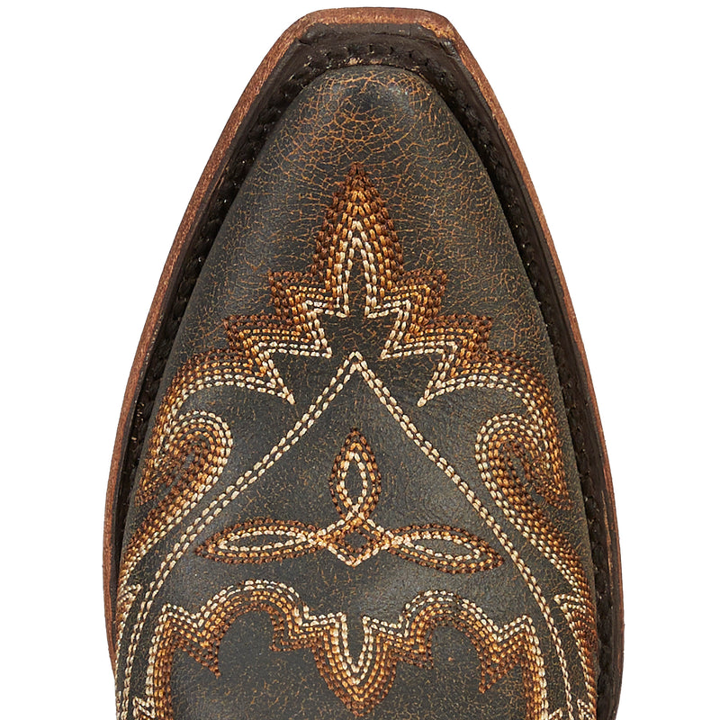 Lane Boots Women's Lexington OTK Brown Crackle Snip Toe Boot