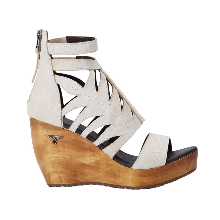 Lane Women`s Ceramic Crackle Becca Wedge Sandal