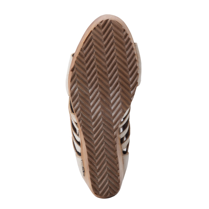 Lane Women`s Ceramic Crackle Becca Wedge Sandal