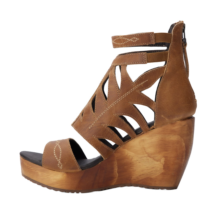 Lane Women`s Desert Clay Becca Wedge Sandal