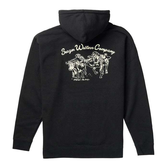 Seager Inc Mens Los Rios Black Hoodie