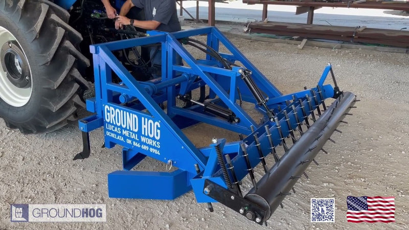 Lucas Metal Works Lucas Metal Works The Ground Hog Arena Tool 7' Blue