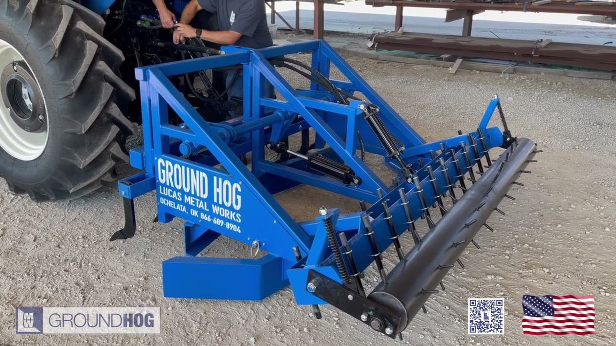 Lucas Metal Works Lucas Metal Works The Ground Hog Arena Tool 7' Blue