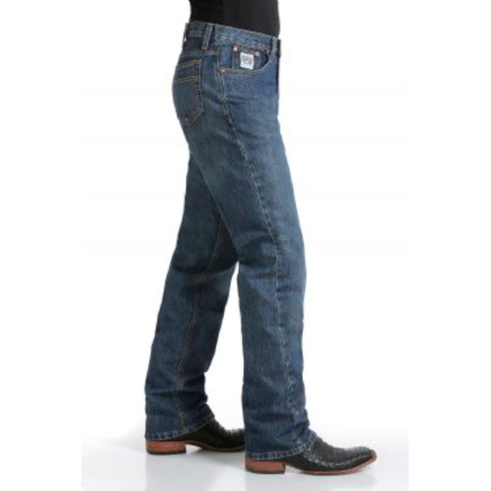 Cinch Men's White Label Mid Rise Dark Stonewash Jeans