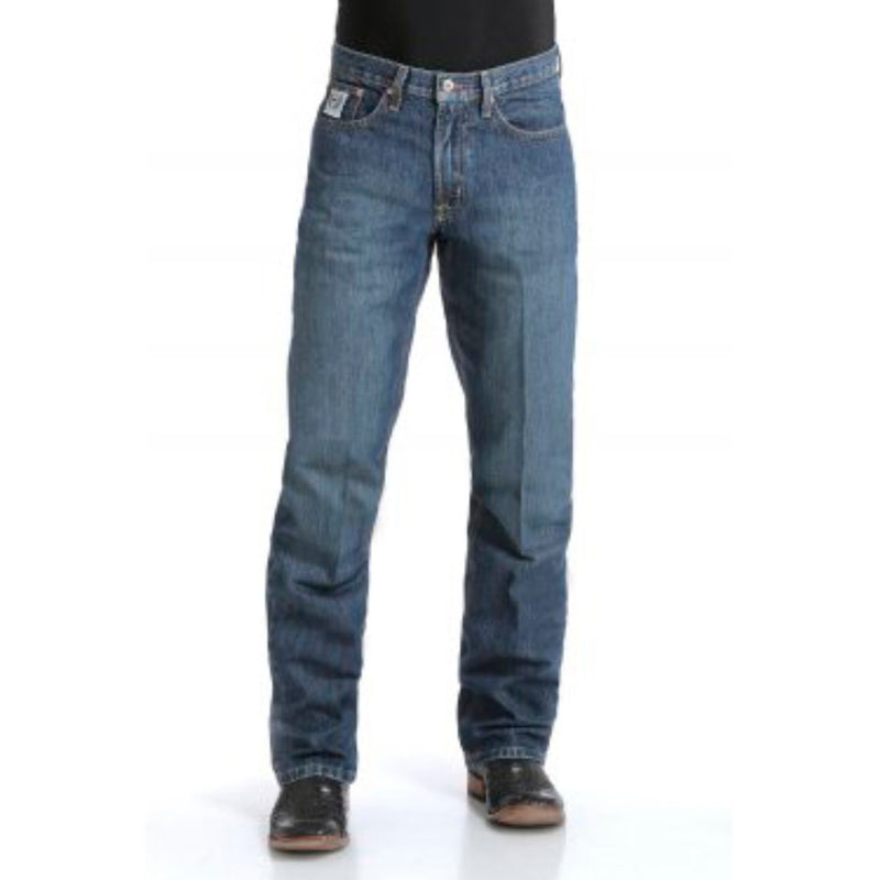 Cinch Men's White Label Mid Rise Dark Stonewash Jeans