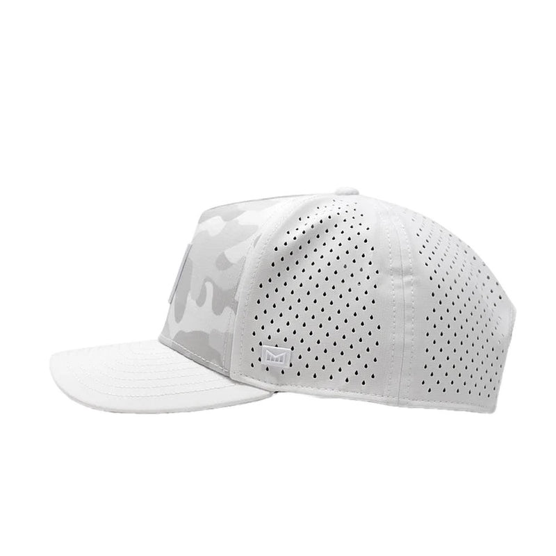 Melin Premium Headwear Snow Camo Hydro Odysea Stacked Cap