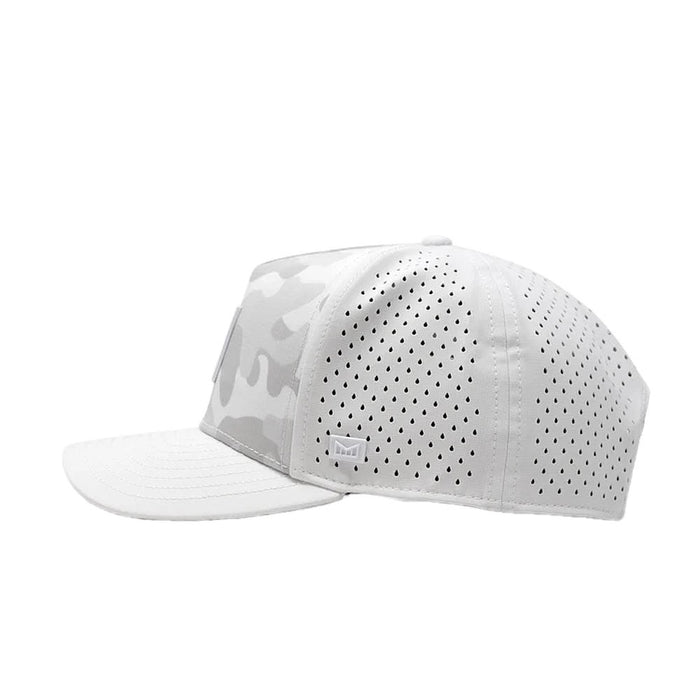 Melin Premium Headwear Snow Camo Hydro Odysea Stacked Cap