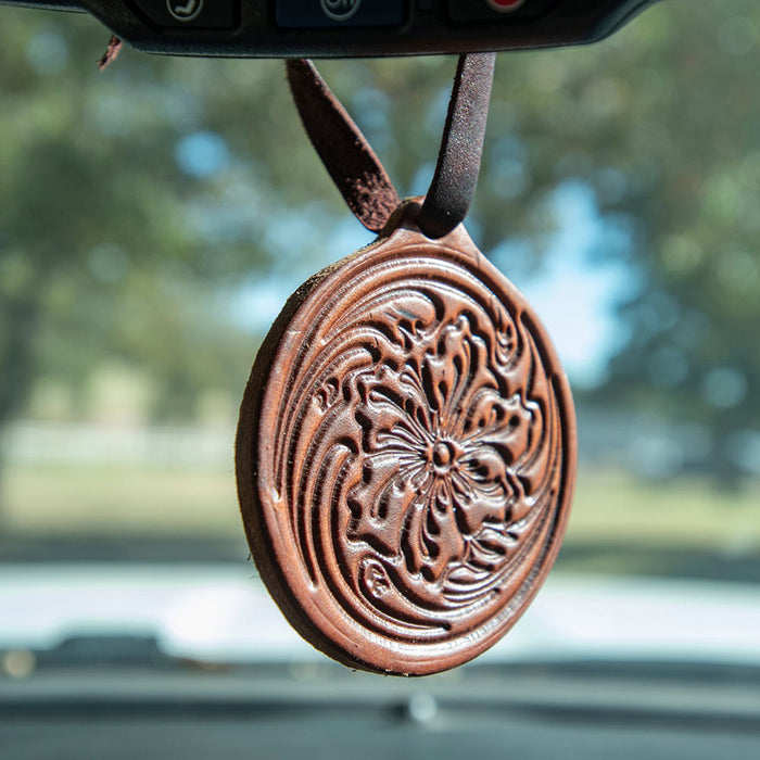 Martin Saddlery Floral Leather Air Freshner