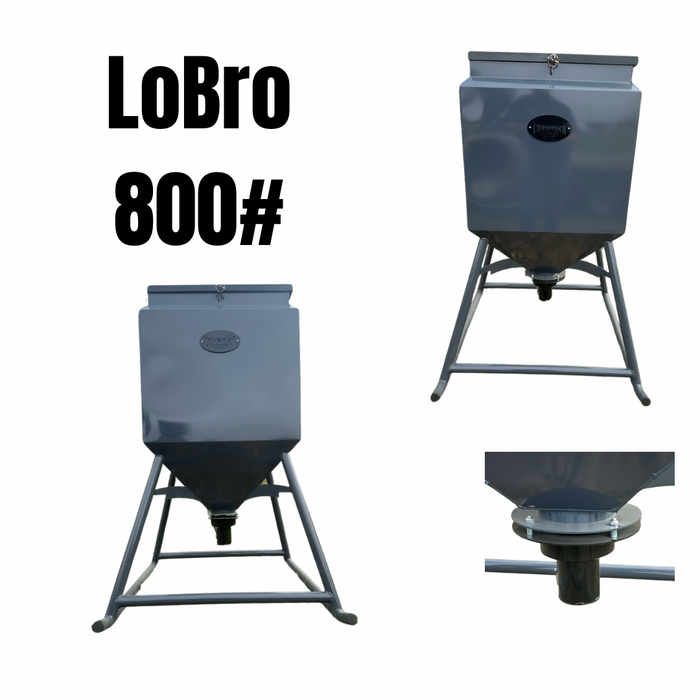 Longhorn Outdoors LoBro 800 lb Stand and Fill Broadcast Feeder