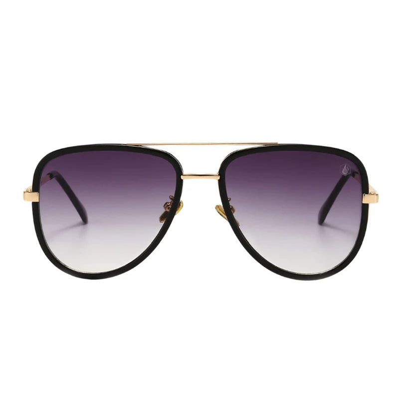 American Bonfire Co. Robin Midnight Aviator Sunglasses