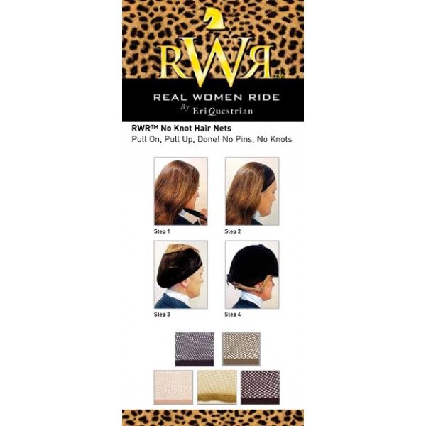 Real Women Ride RWR No Knot Hair Net