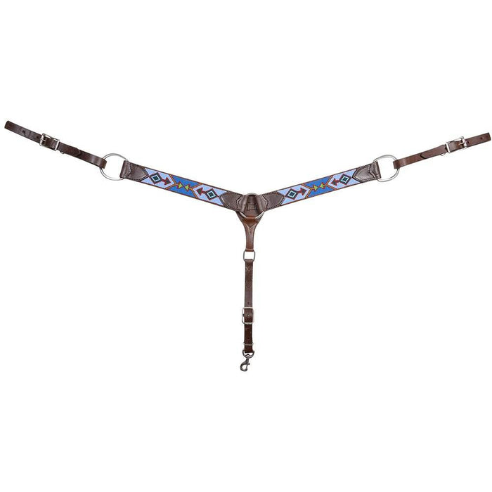 Cashel Company Blue/Green Beaded Breast Collar