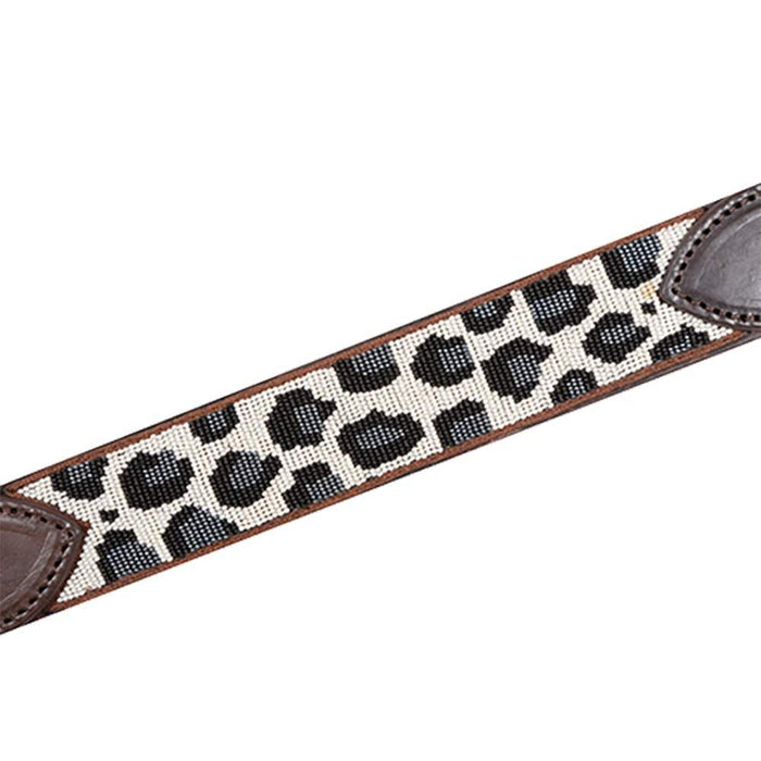 Cashel Company Brown Cheetah Beaded Breast Collar