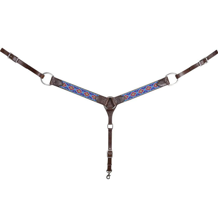 Cashel Company Turquosie/Red Beaded Breast Collar