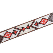 Cashel Company White/Red Beaded Breast Collar