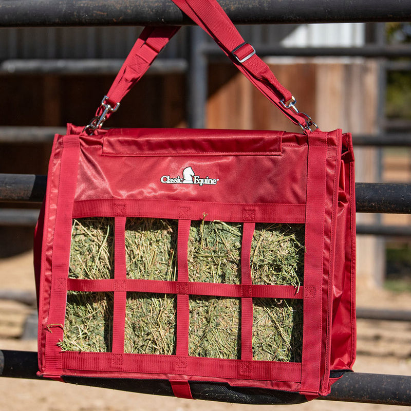 Classic Equine Red Top Load Hay Bag