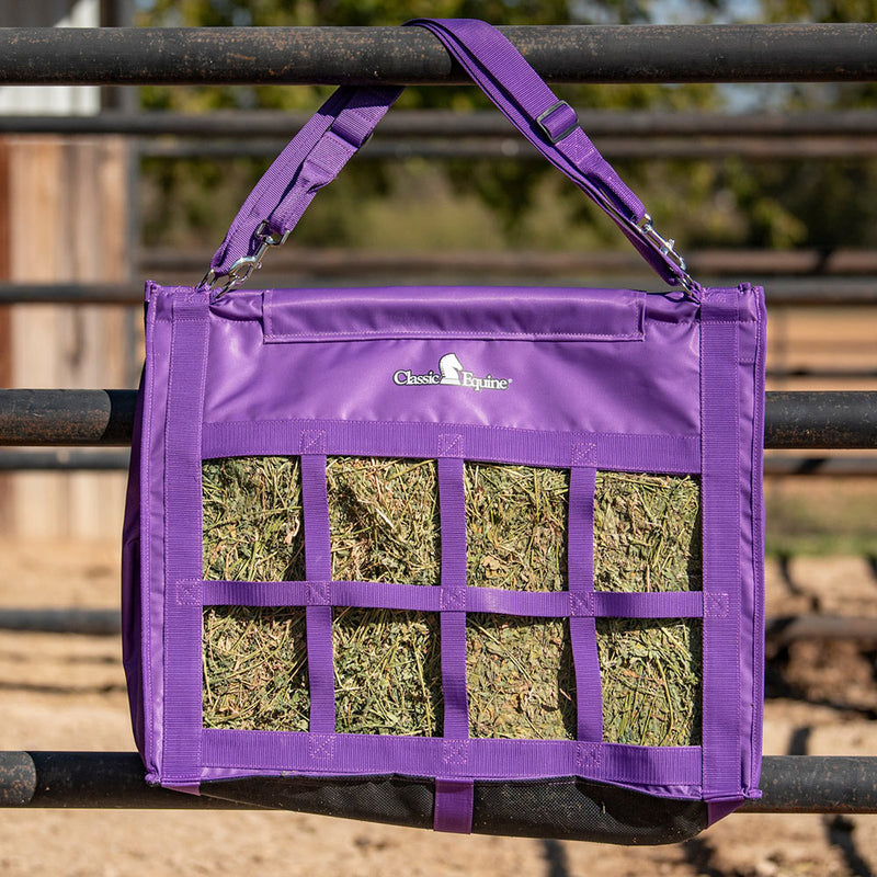 Classic Equine Violet Top Load Hay Bag