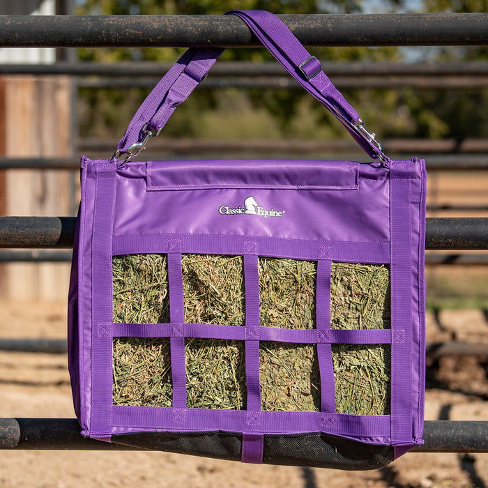 Classic Equine Violet Top Load Hay Bag