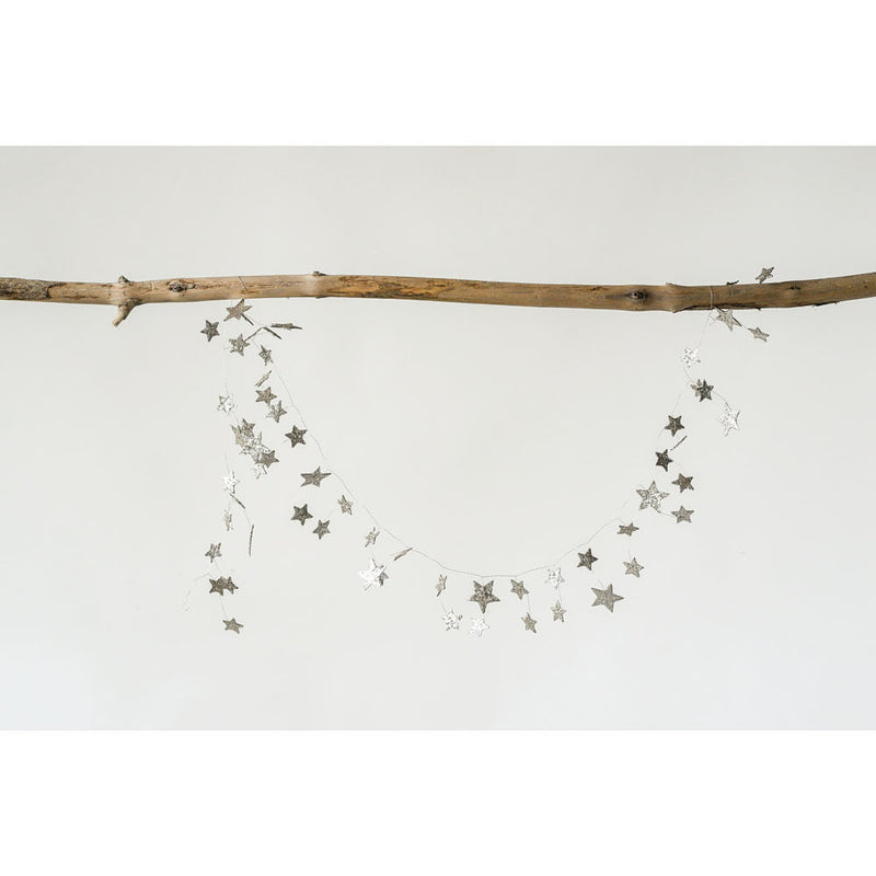 Creative Co-Op Star Shaped Garland