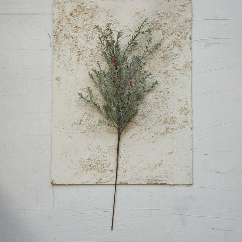 Creative Co-Op Faux Evergreen Pick