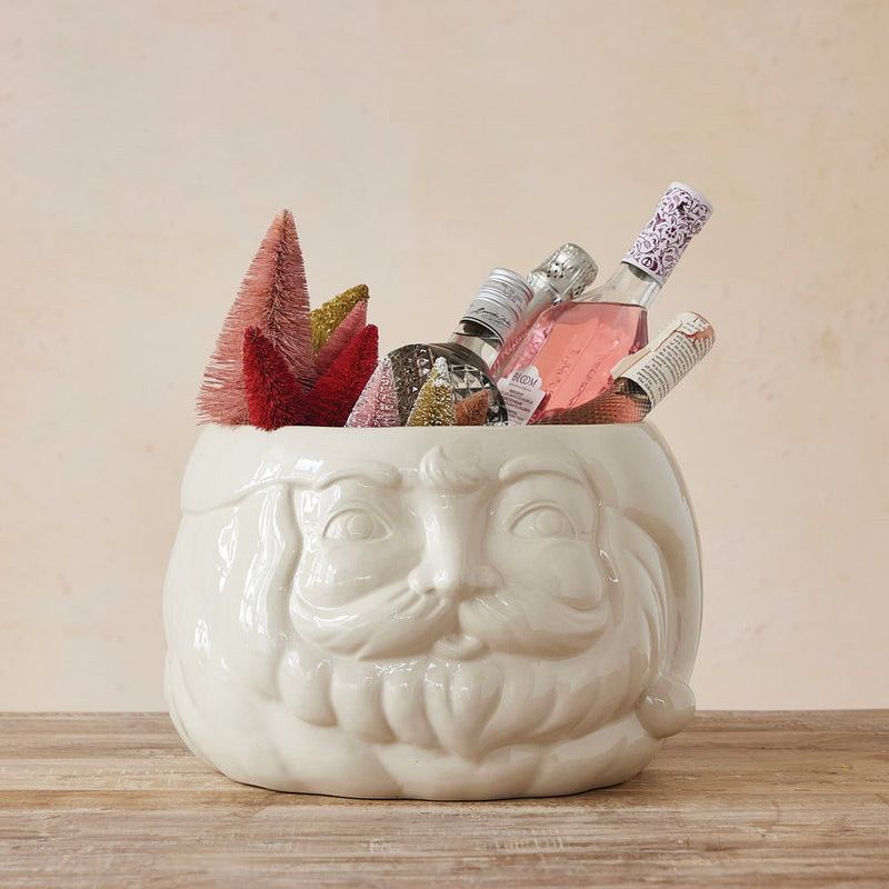 Creative Co-Op Santa Shaped Container