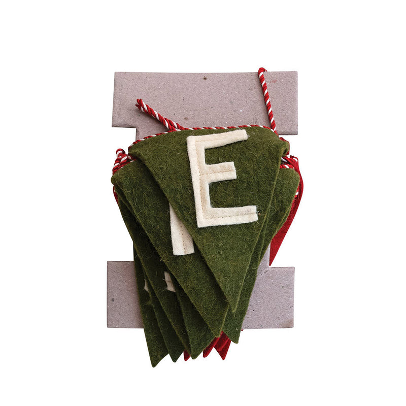 Creative Co-Op Merry Christmas Pennant Banner