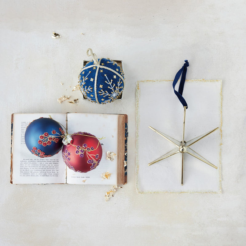 Creative Co-Op Antique Mirrored Star Ornament