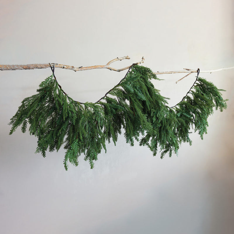 Creative Co-Op Faux Cypress Mantle Swag