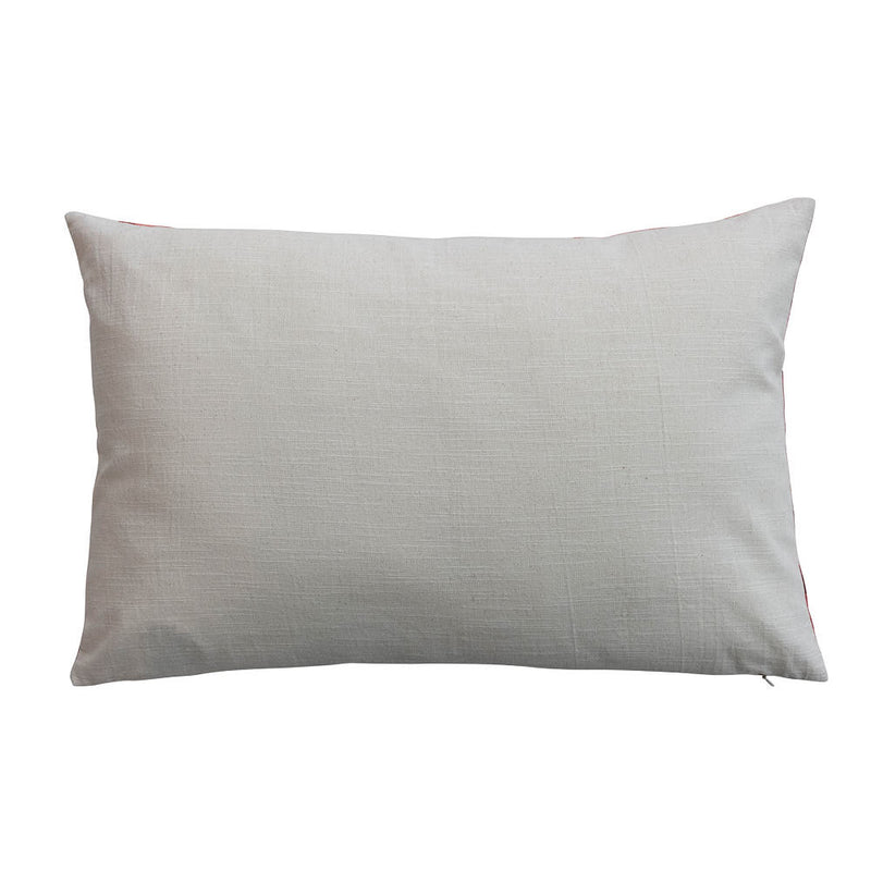 Creative Co-Op Red Gingham Lumbar Pillow