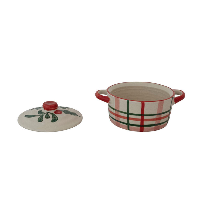 Creative Co-Op Holiday Stoneware Baker