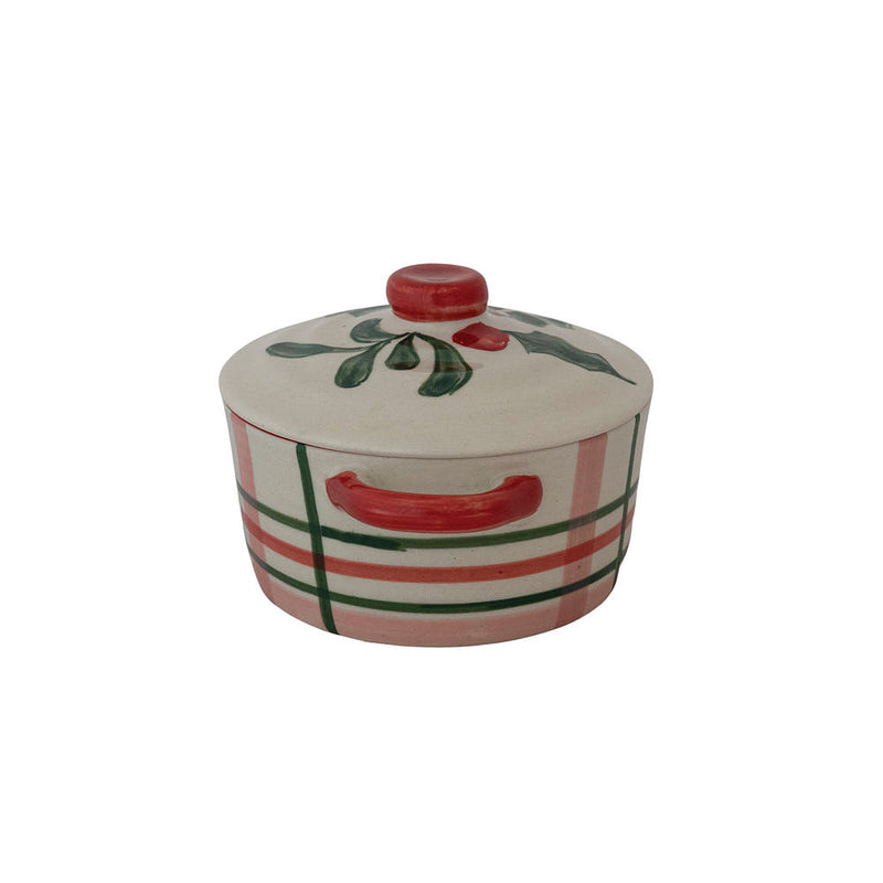 Creative Co-Op Holiday Stoneware Baker