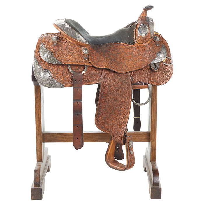Used 15.5in Silver Mesa Pleasure Saddle
