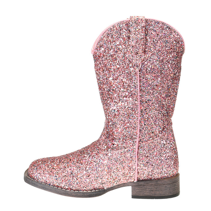 Girls Roper Glitter Galore Pink Boot