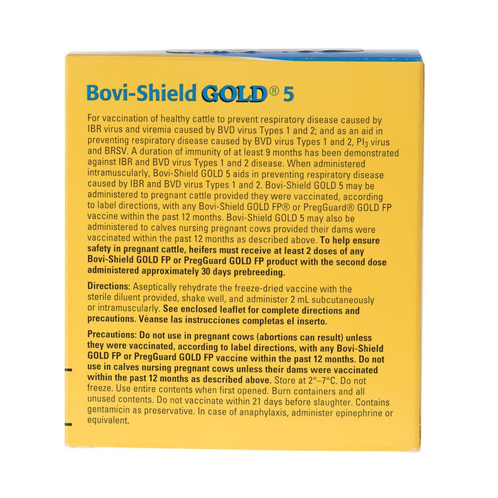 Zoetis Animal Health Bovi Shield Gold 5