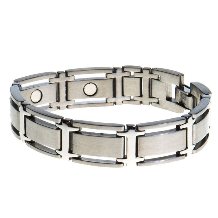 Sabona Executive Symmetry Silver Magnet Bracelet