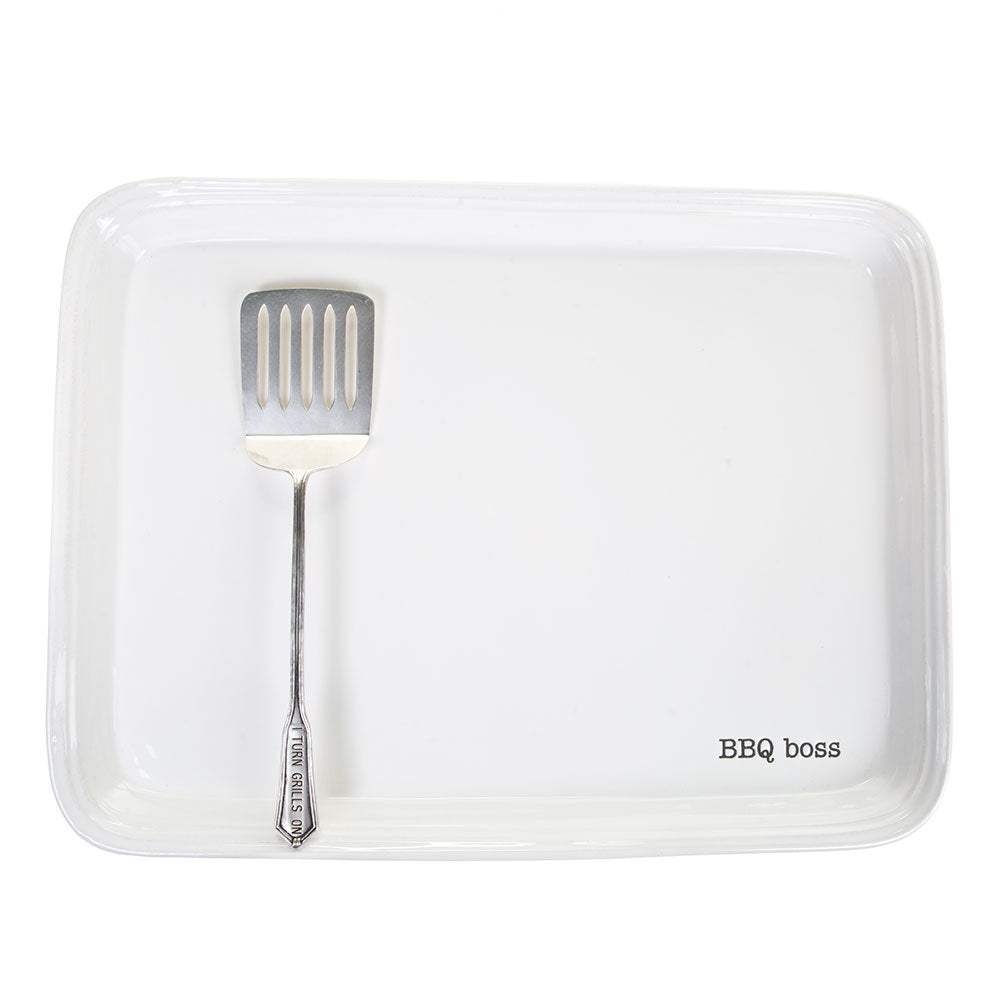 Mud Pie BBQ Boss Platter Set