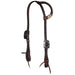 Professional's Choice Natural/Black Rawhide Dotted Single Ear Headstall