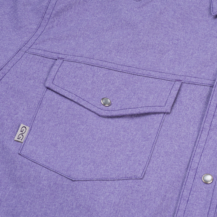 GameGuard Purple Pearl Snap Shirt