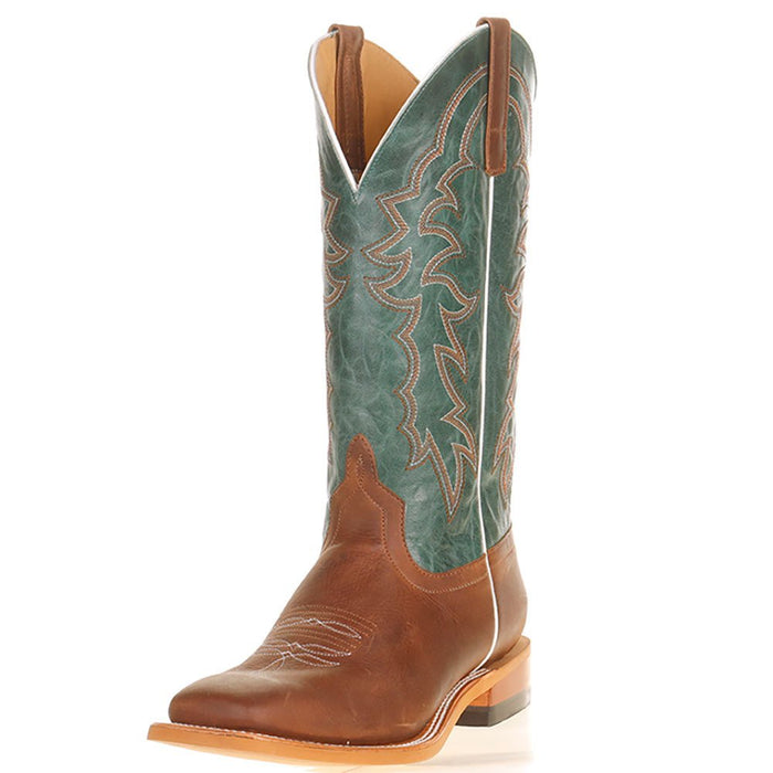 Men's Horse Power Sugared Honey 13" Turquoise Vail Top Square Toe Cowboy Boot