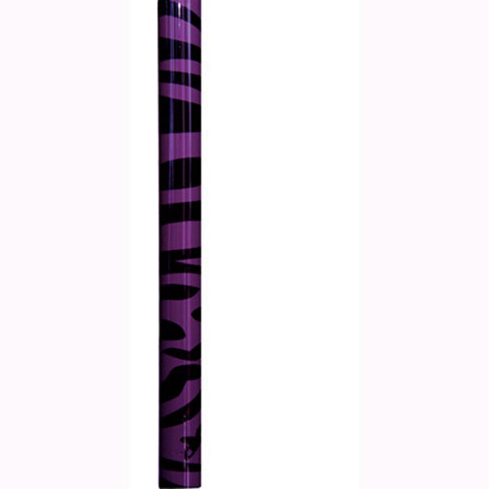 54" Purple Zebra Designer Trend Show Stick