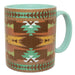 Hiend Accents Turquoise Aztec Mug