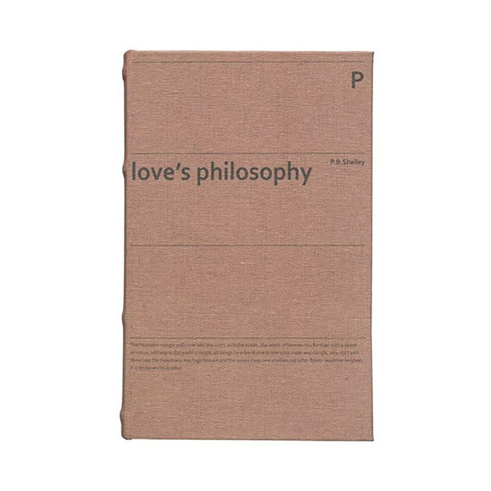Creative Co-Op Love's Philosophy Book Storage Box